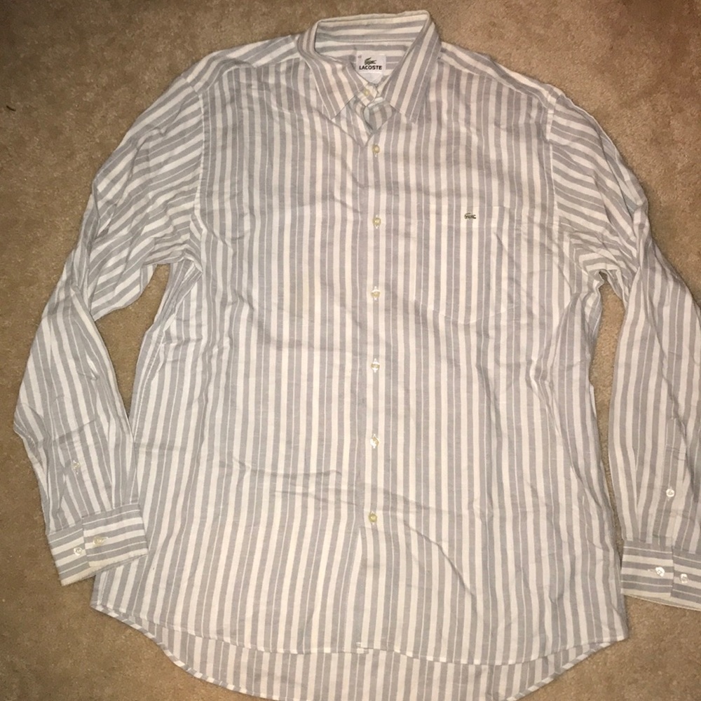 LACOSTE Men’s Button down. Size 42